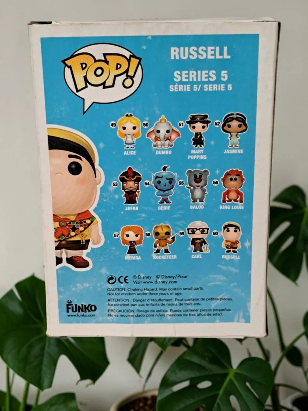 Vtg Funko POP! Russell Disney Pixar UP Movie #60 Vintage Vaulted